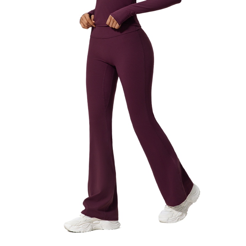 Yoga Fitness Pants - LezyanXR Gamba larga attillata Nuda Hip
