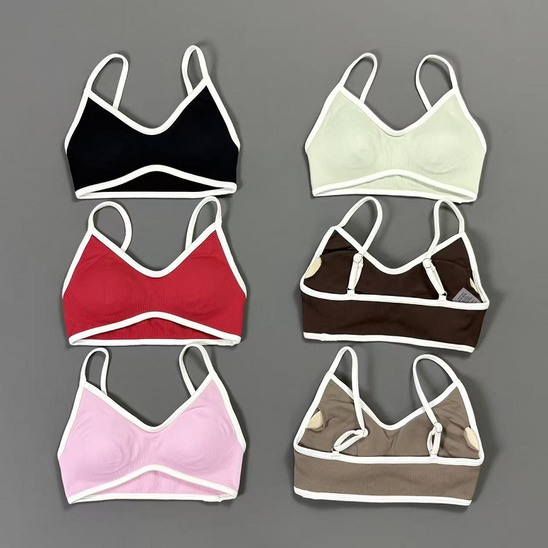 Yoga Và Fitness - Reggiseno Sportivo da Donna con Linee