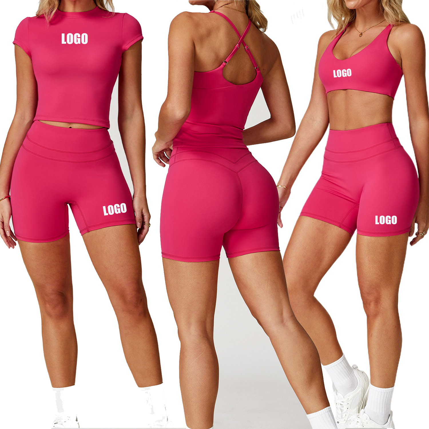 Yoga Và Fitness - LOGO personalizzato da donna macinazione tuta