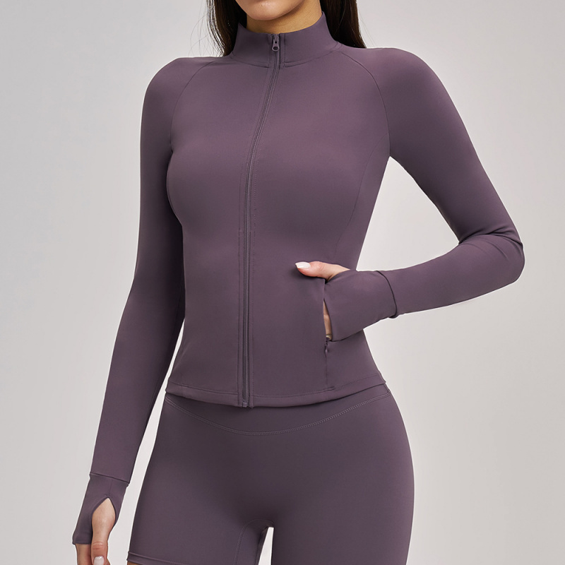 Yoga Fitness Jacket - Abbigliamento yoga primaverile per donna, giacca