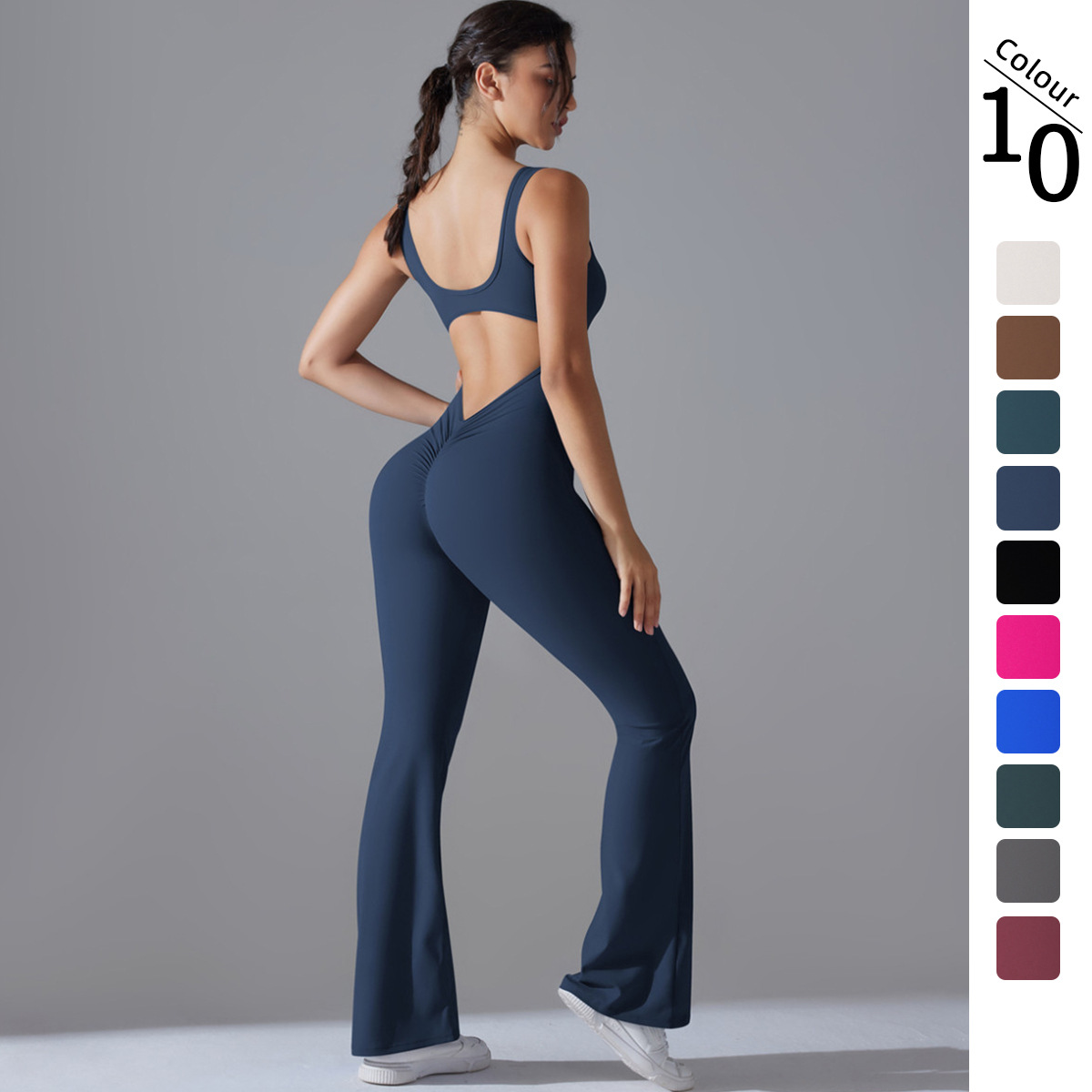 Tuta sexy con scollo a V poste - Yoga Và Fitness recensione e prezzo
