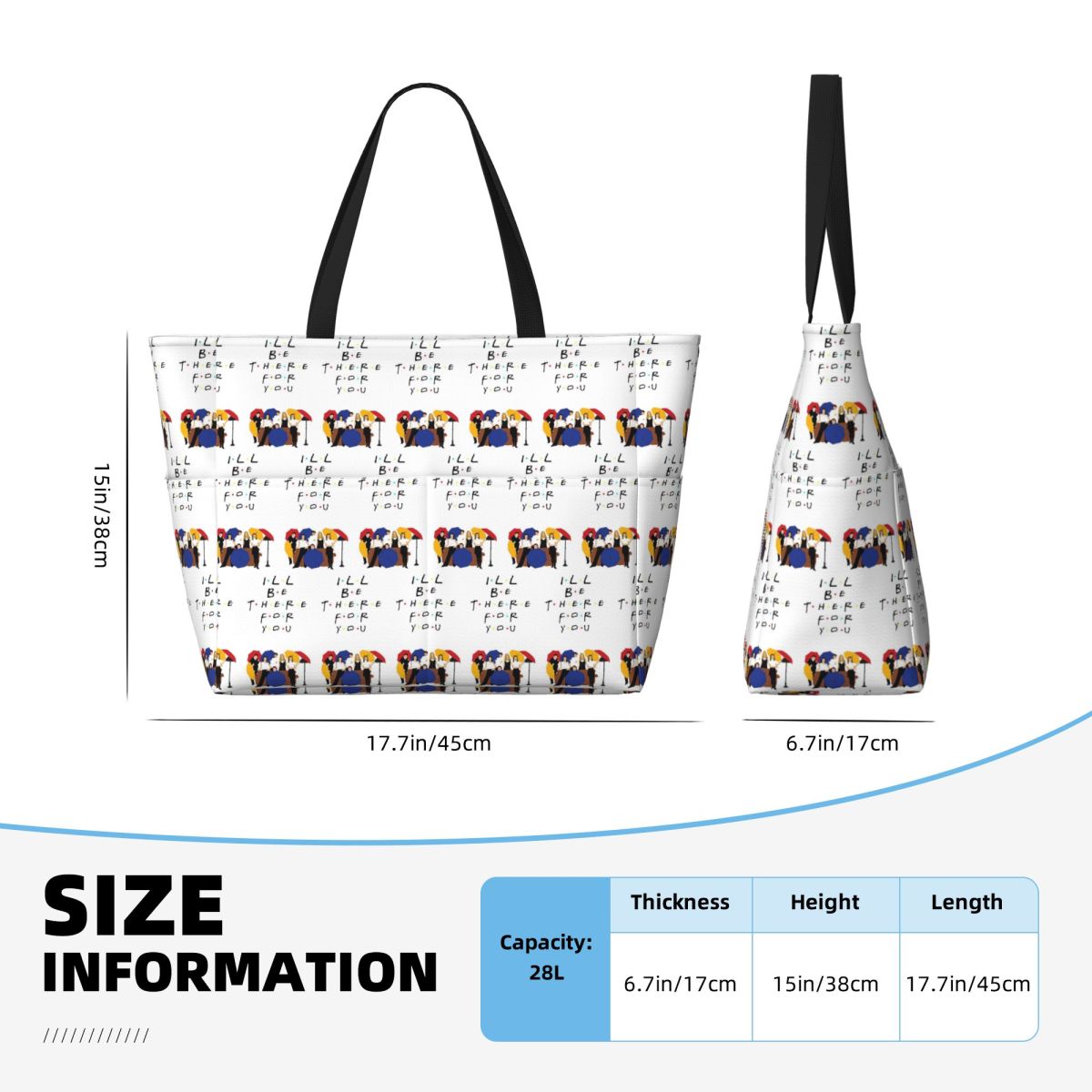 Borsa tote da spiaggia Friend  - Yoga Fitness Tva recensione e prezzo