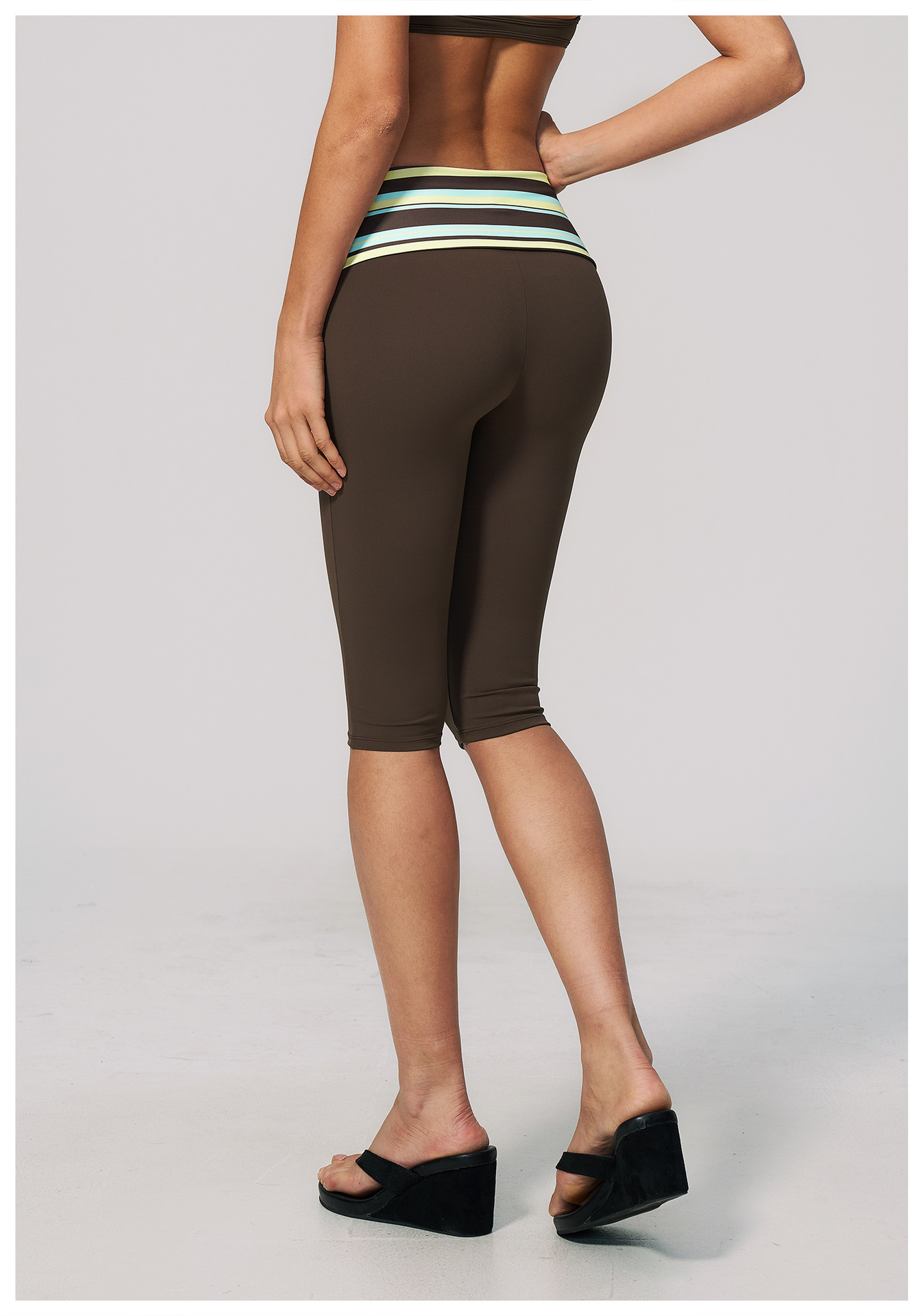 Leggings Capri a Righe con Vit - Yoga Fitness Club recensione e prezzo