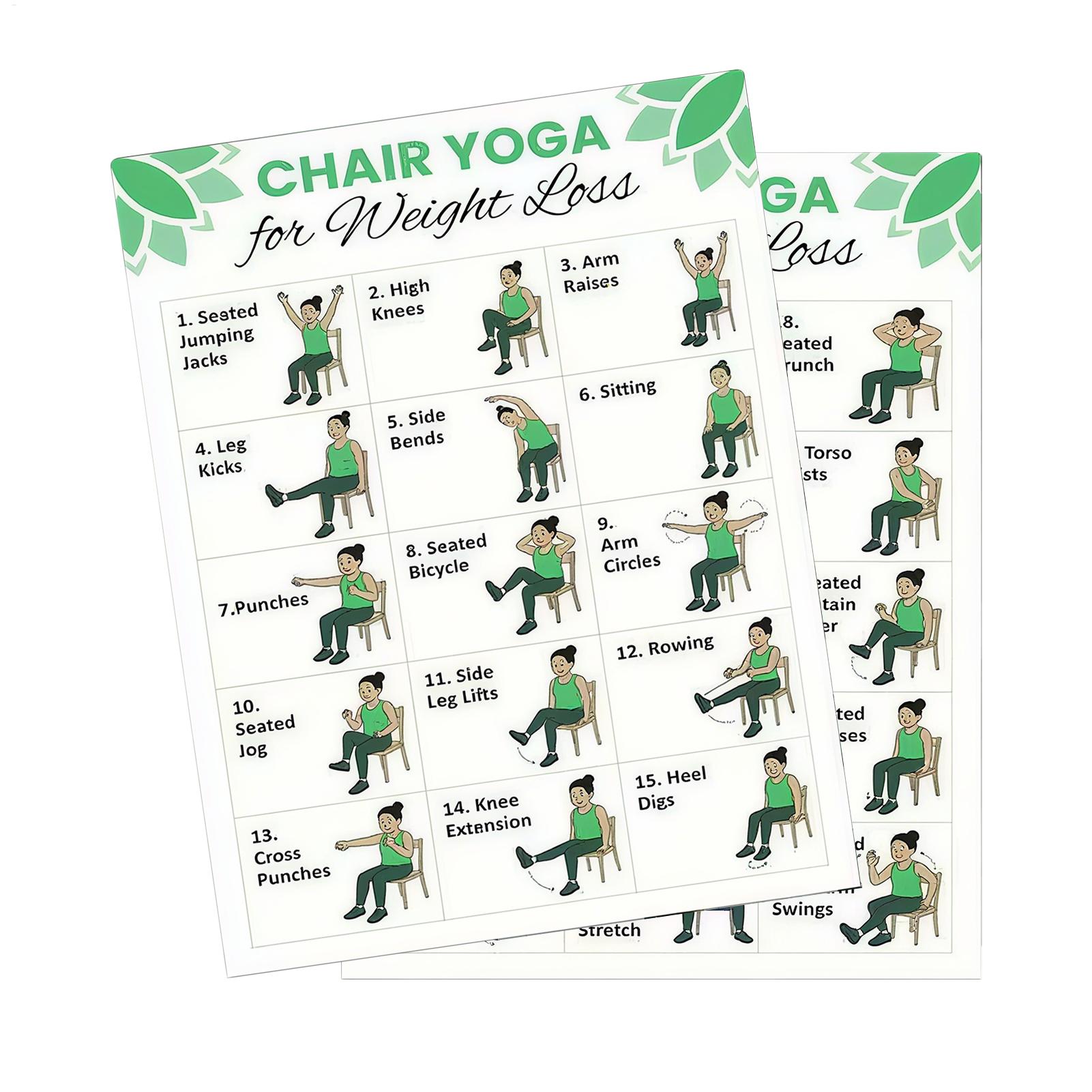 2 Poster Yoga per Casa, Palest - Yoga Health & Fitness Centre recensione e prezzo