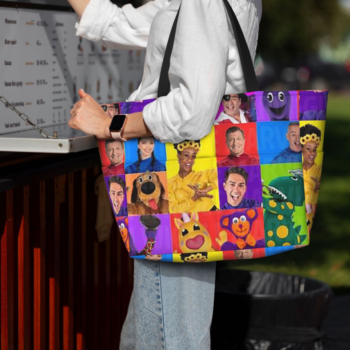 Borsa tote da spiaggia The Wig - Yoga Fitness Tva recensione e prezzo