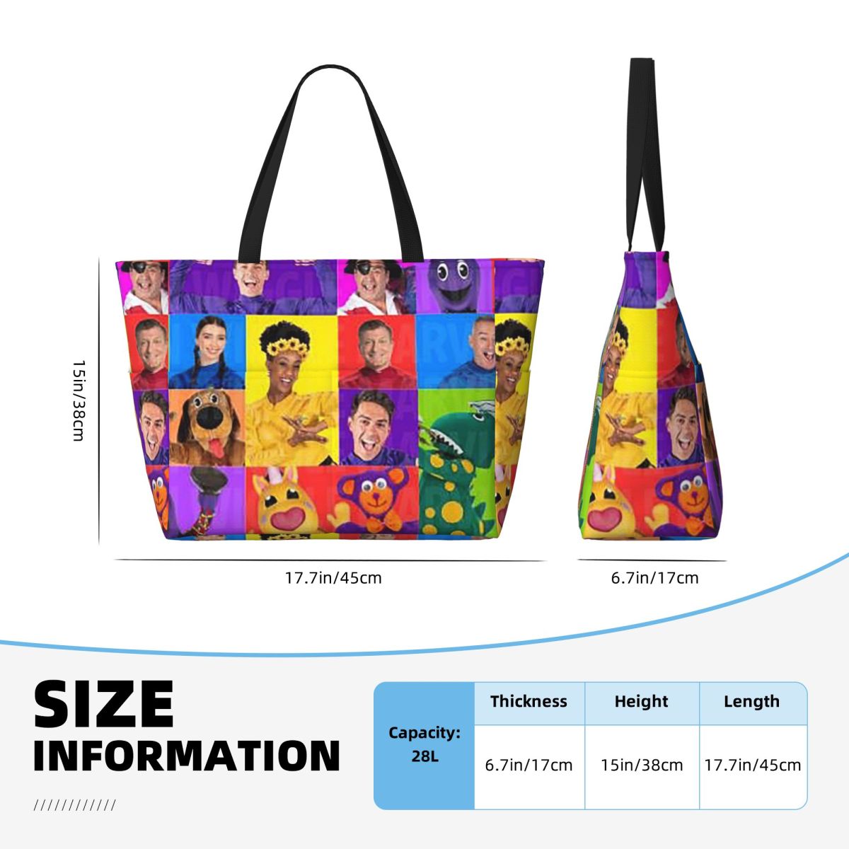 Borsa tote da spiaggia The Wig - Yoga Fitness Tva recensione e prezzo